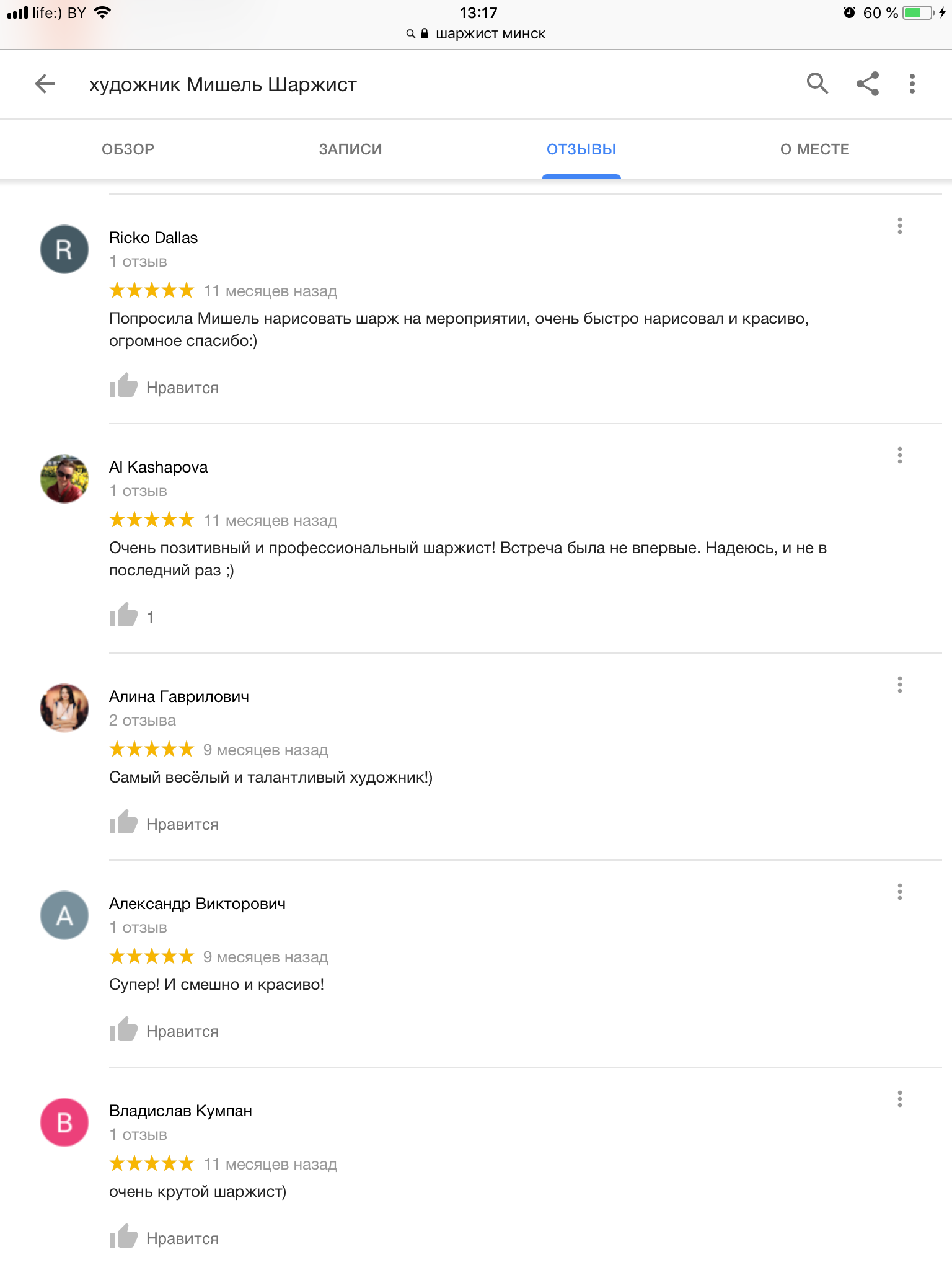 Отзыв о Шабалине 